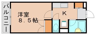 箱崎駅 徒歩15分 4階の物件間取画像